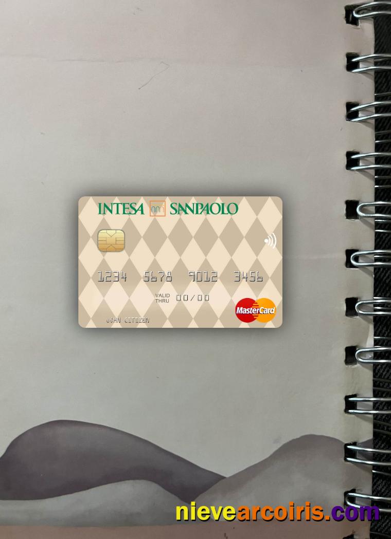 Italy Intesa Sanpaolo mastercard photolook